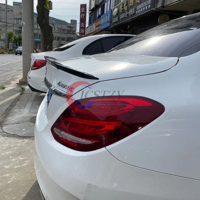For Mercedes-Benz W205 spoiler 2015-2021 Class C180 C200L C63 spoiler  ABS primer color car rear spoiler decoration