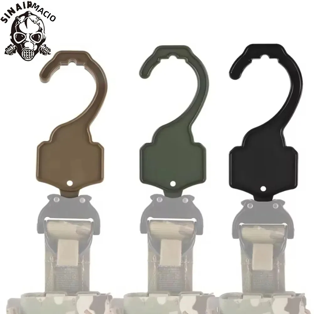 Cabide de cinto tático para cobra fivela airsoft cinto de armazenamento acessórios de exibição gancho pendurado cinto acesso rápido náilon
