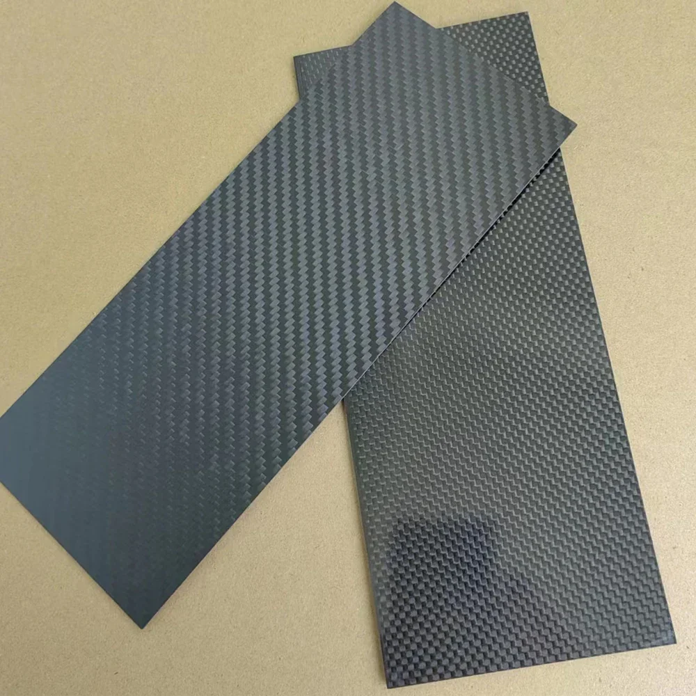 

1pcs 100mmx250mm 3K High Hardness Carbon Fiber Sheets 100% Pure Carbon Panel Board 0.5mm-5mm Thickness Carbon Fiber Model Materi