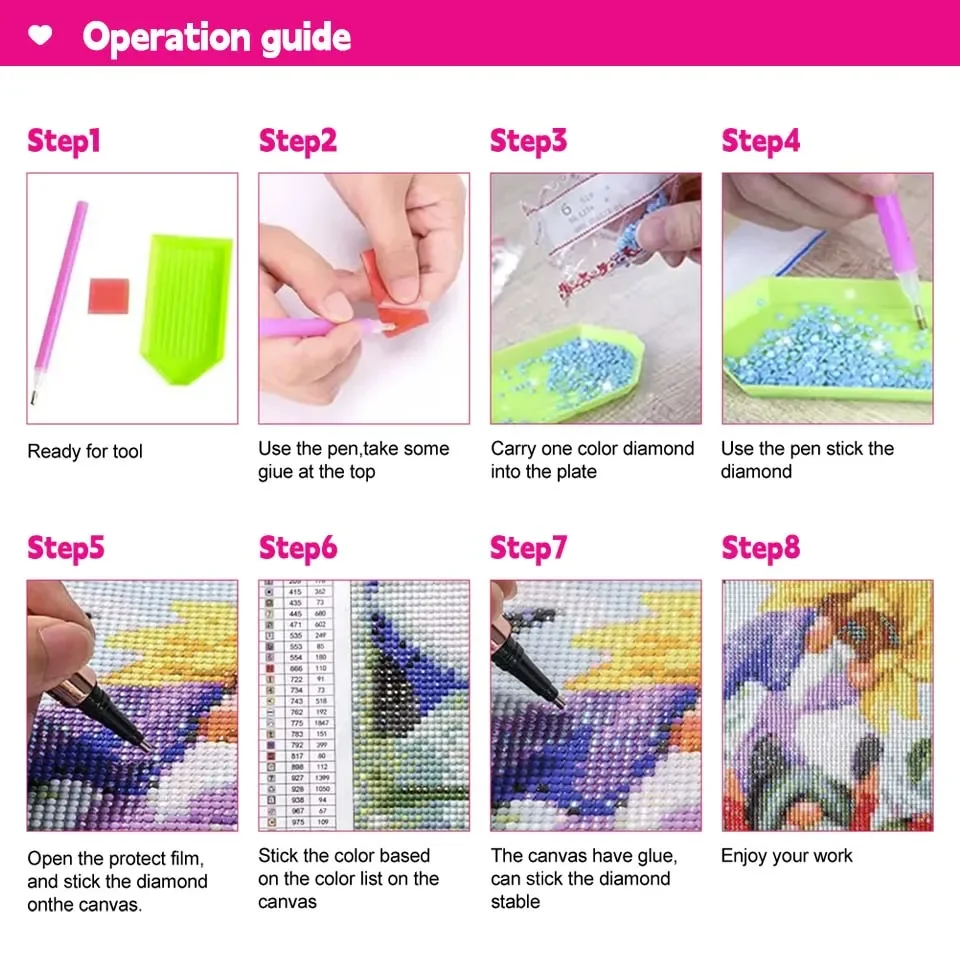 بافي مصاص الدماء القاتل الماس طقم الطلاء 5D DIY كامل مربع الحفر المستديرة التطريز اللون النفط اليد فسيفساء ديكور المنزل