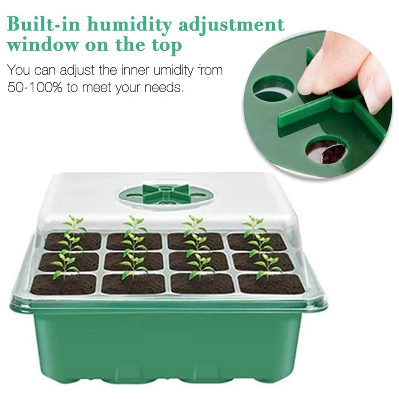 Indoor Greenhouse Cultivation Kit Greenhouse Seedling Tray Small Potted Plants With Gardening Tools And Plant Labels