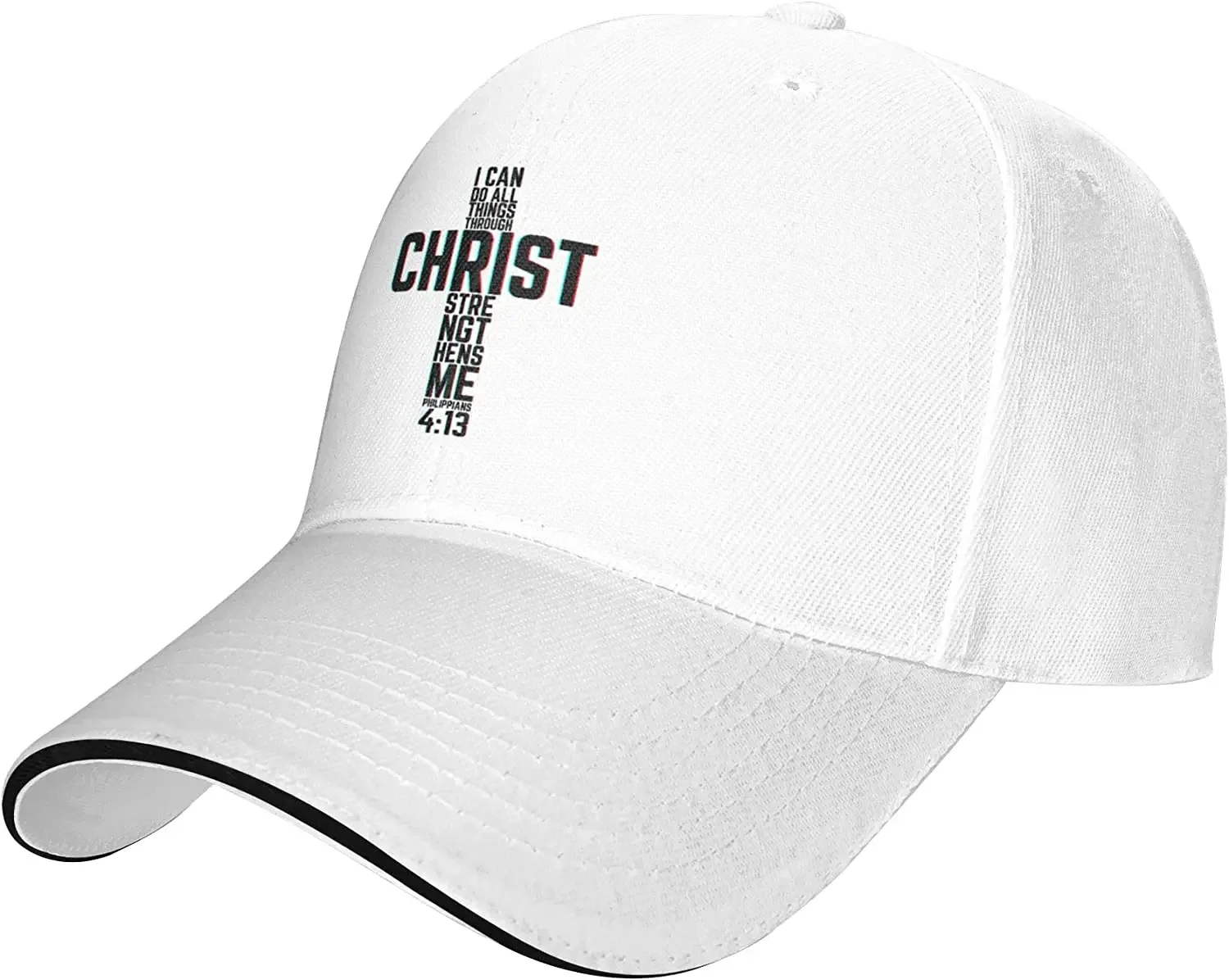 I Can Do All Things Through Christ Cap Christian Hats God Jesus Lord Bless USA Rooted in Christ Hat Men Women Baseball Hat