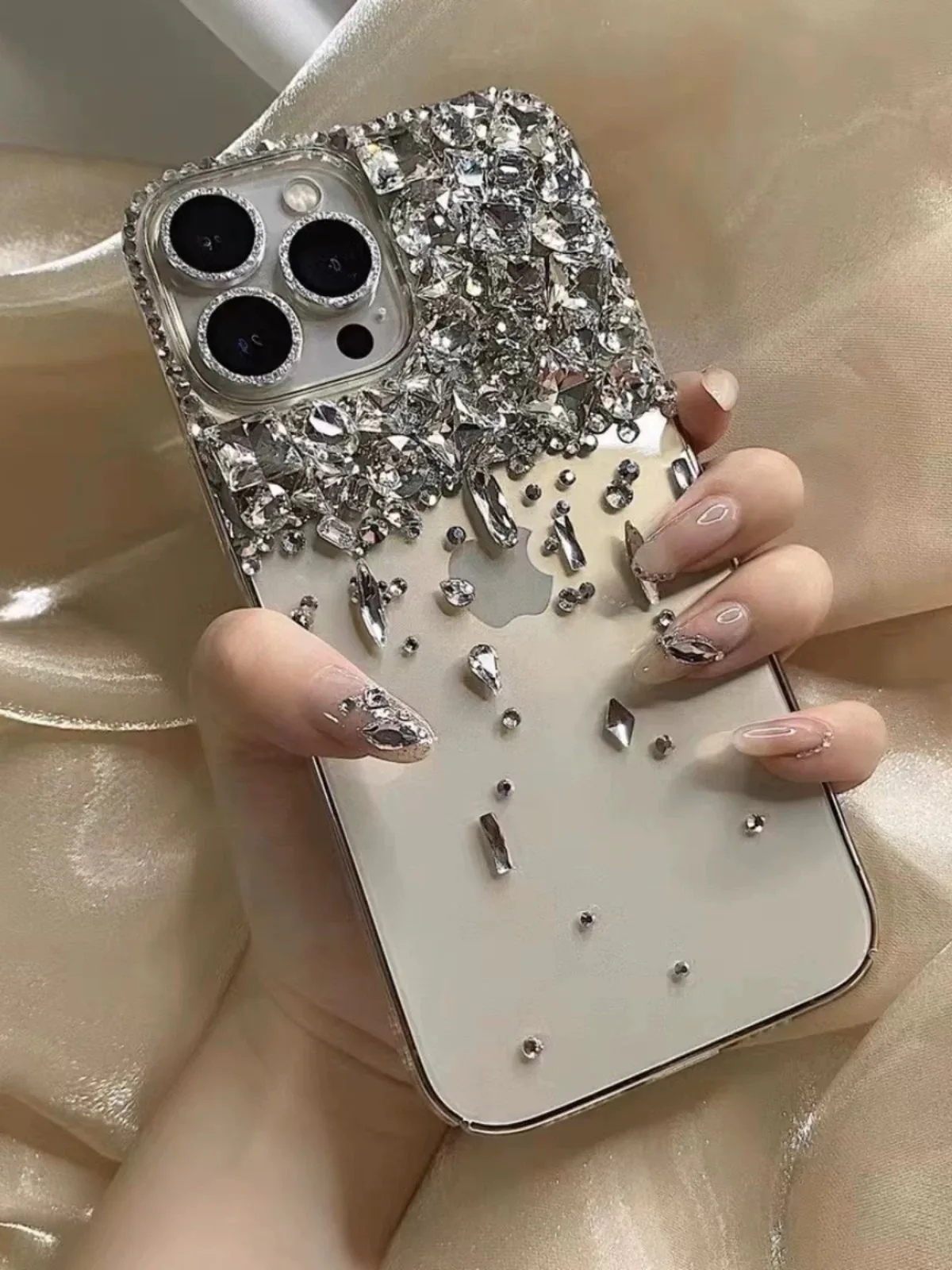 Чехол Flash Diamond Pure ручной работы подходит для iPhone