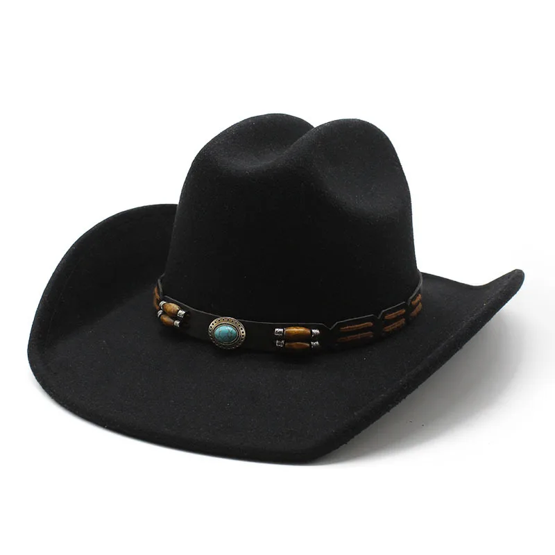 

Tibetan Woolen Hat Men S And Women S Same Style Felt Cap Big Brim Western Denim Hat UV Proof Tibetan Hat