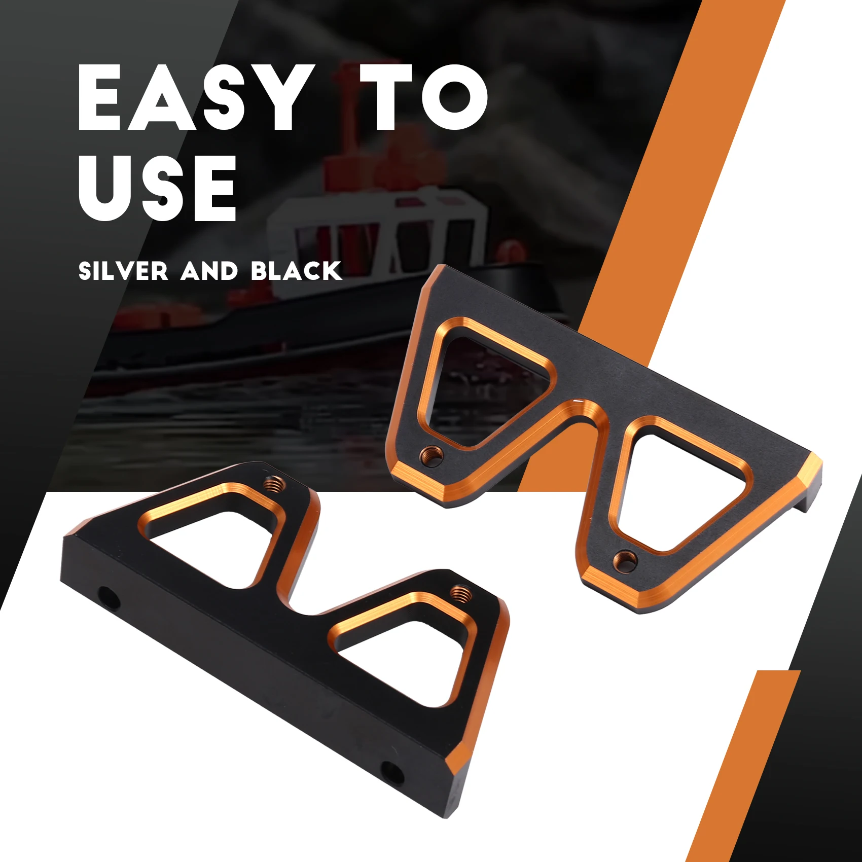 New!2Pcs Metal Trim Tabs Wave Balance Flaps Water Pressure Plate For RC Racing Boat O/V Yacht MONO