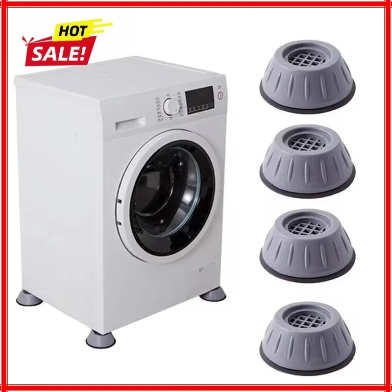4Pcs Anti Vibration Feet Pads Waterproof Legs Slipstop Silent Skid Raiser Mat Washing Machine Support Dampers Stand Furniture
