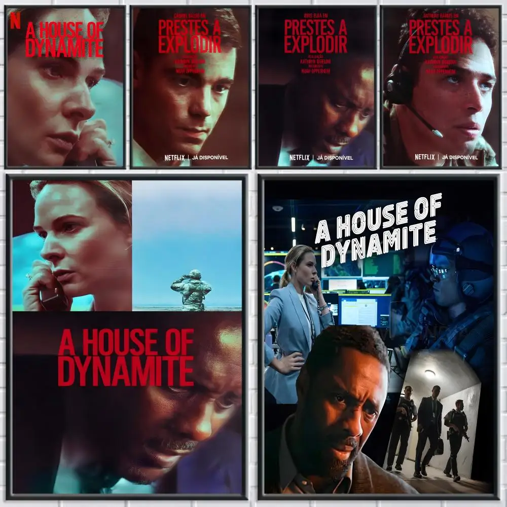 

A House of D_Dynamite Poster Movie Stickers Waterproof HD Painting Wall Art for Bedroom Living Room Home Decor Decoration Gift