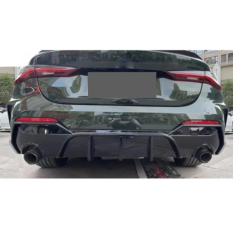 Wholesale Gloss Black Carbon Look Rear Diffuser Lip Fit 2021+ G22 G23 4 Series Coupe Mod Parts