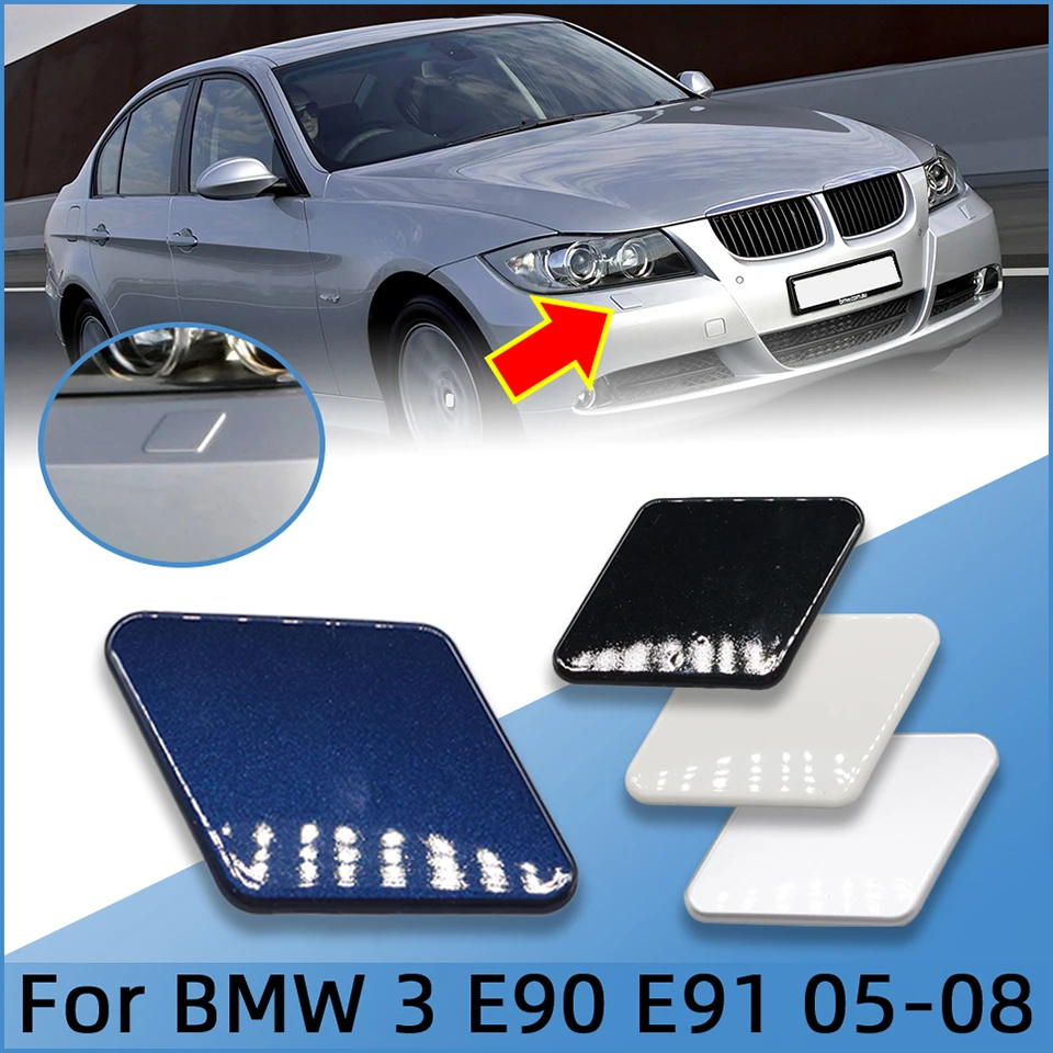 

Крышка сопла омывателя автомобильной фары для BMW 3 320 325 328 E90 Sedan E91 Wagon 2005 2006 2007 2008 #61678031307 крышка омывателя фары