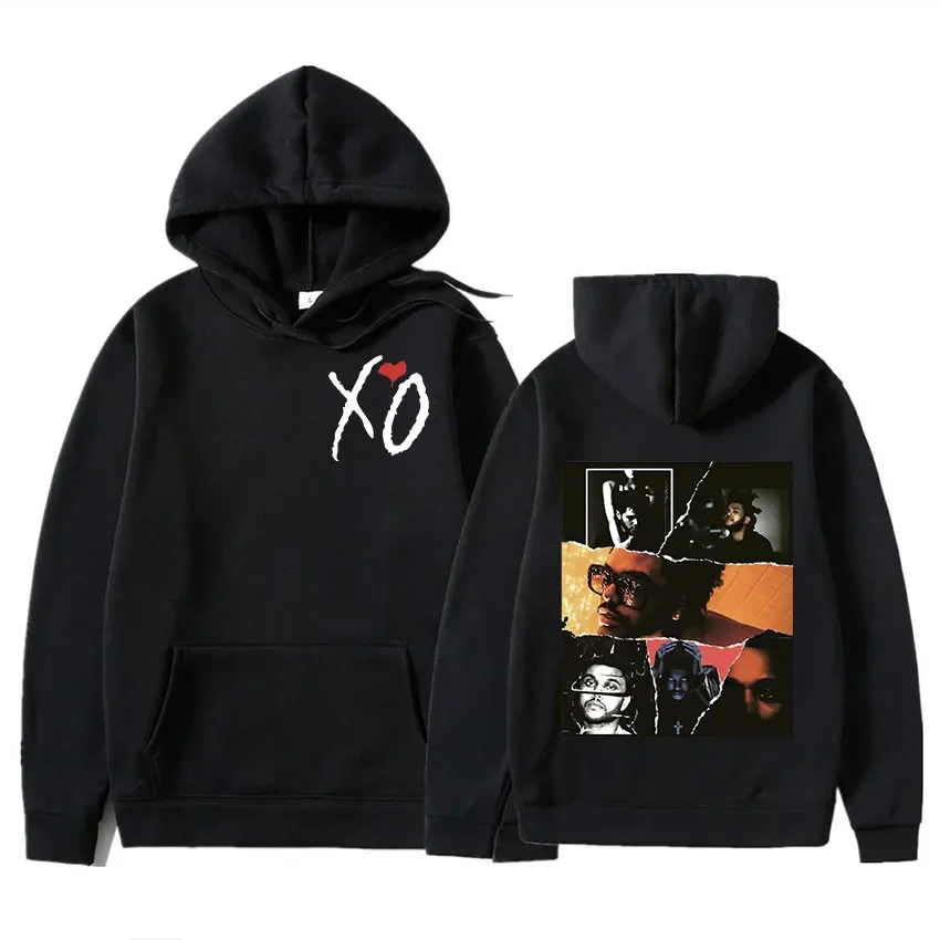 Retro The Weeknd Graphic Hoody After Hours Til Dawn Print Oversized Sweatshirt Women Hip Hop Rock Hoodies Gothic Streetwear