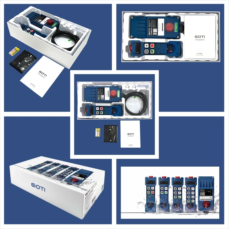 Imagem -03 - Interruptor de Controle Remoto sem Fio Industrial da Grua Guindaste Canais Substituir Uting F212s Telecontrol Gt-rs02