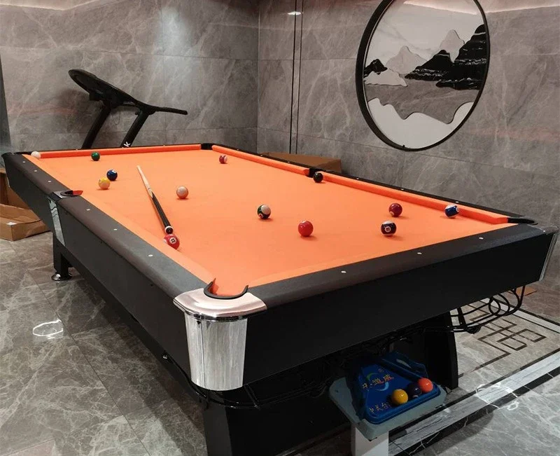 Billiards table Automatic return Standard adult billiard table Indoor household black eight marble Multifunctional