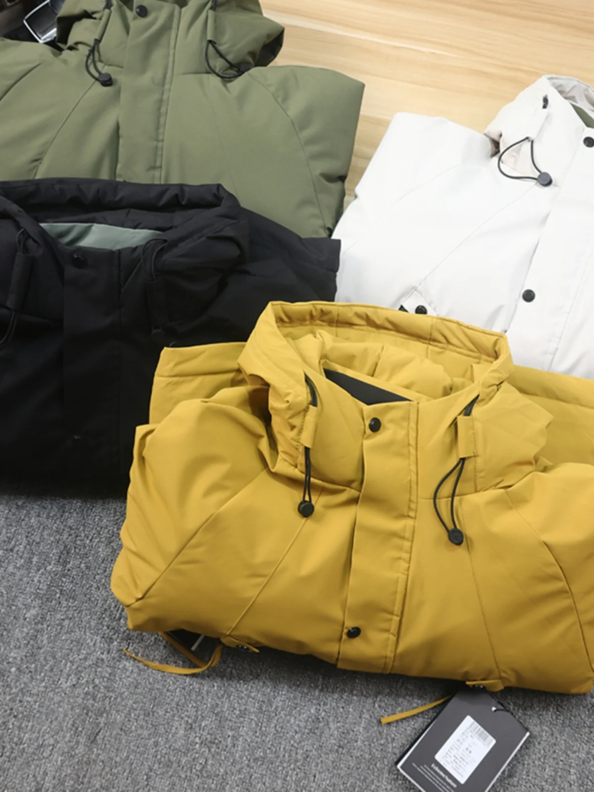 الرجال في الهواء الطلق Thiened مقنعين القطن Jaet الدفء تخزين مقاوم للماء يندبروف سلسلة الجبل Faion Urban Basic Sle