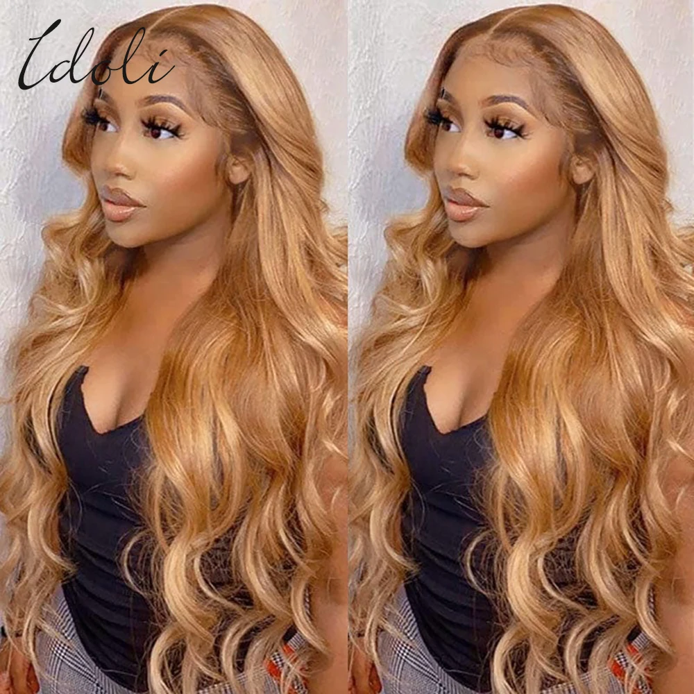 

Blonde HD Lace Wig 13x6 Human Hair Glueless Preplucked Human Wigs 13x4 Lace Frontal Wig Body Wave Colored Human Hair Wigs