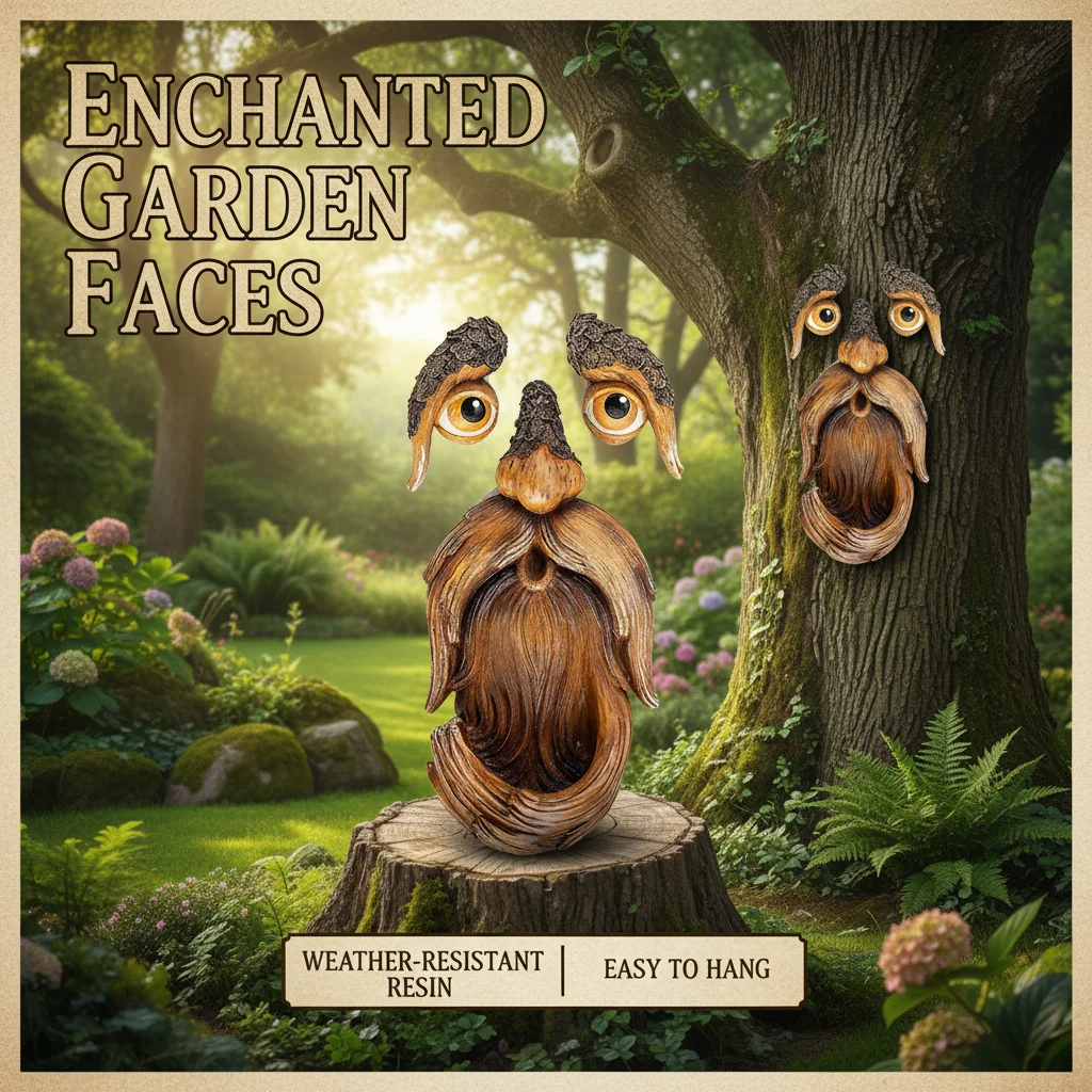 

Кормушка для птиц, уникальная кормушка для птиц с лицом дерева, украшение для сада и двора, уличное причудливое дерево, скульптура, художественный декор