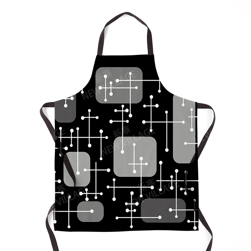 Aesthetic Women kitchen apron kids original Children Waterproof girl  princess waiter work apron oil proof nordic boho plant