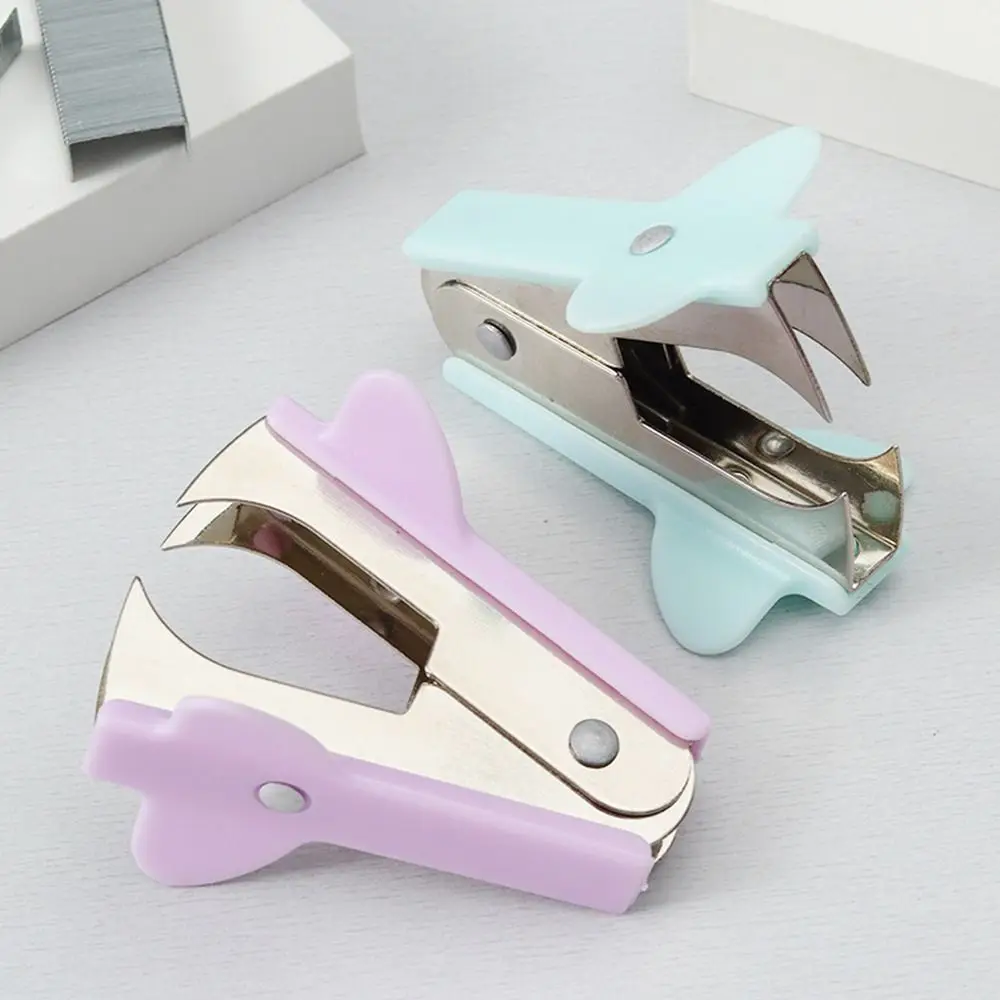 3PCS Macaron Color Portable Multi-Function Stapler Removal Machine Staple Remover Stationery Tools Nail Out Extractor Puller
