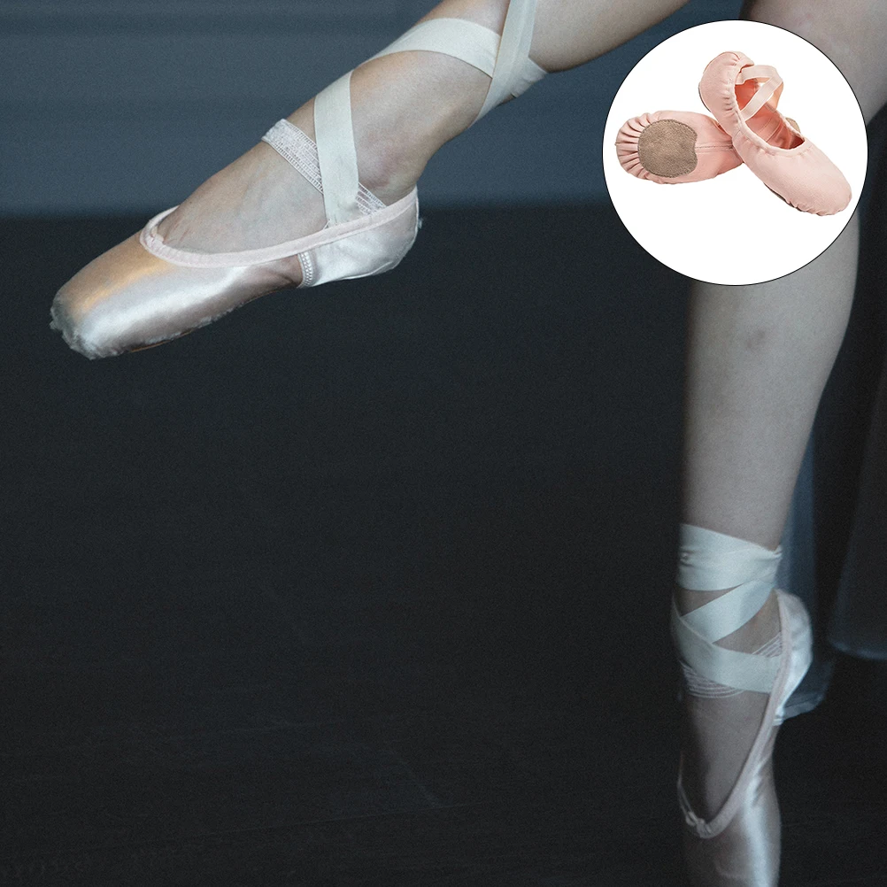 

Танцевальная балетная обувь для девочек и женщин, регулируемые балетки на мягкой подошве, легкая противоскользящая обувь