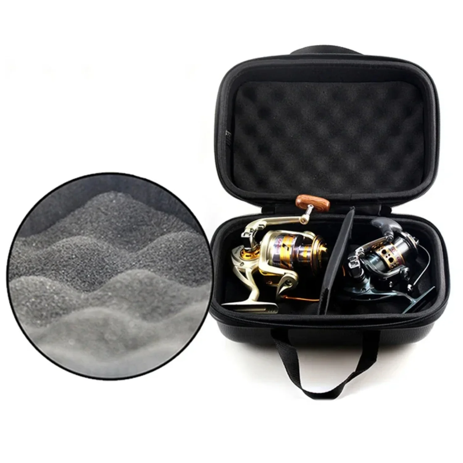 High Quality Models Artificial Leather Fishing  Spinning Reel Case Shockproof Waterproof   Case V controller M torque arm S Bbs