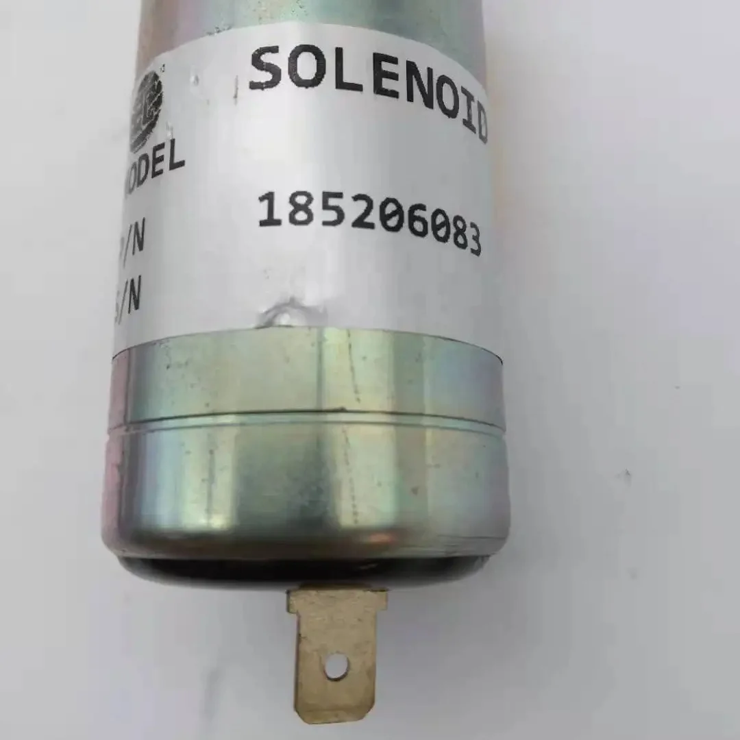 185206083 185206085 Stop Solenoid Valve 12V Fits Perkins Case 410 420 SR150 Excavator Diesel Engine Parts