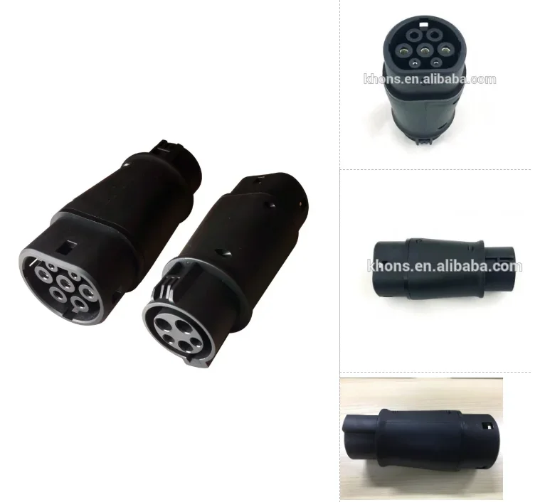 Factory CCS2 to CCS1 Adapter Combo 1 Combo 2 EV Charging Converter for Electric Cars Fast Charging Plug Socket
