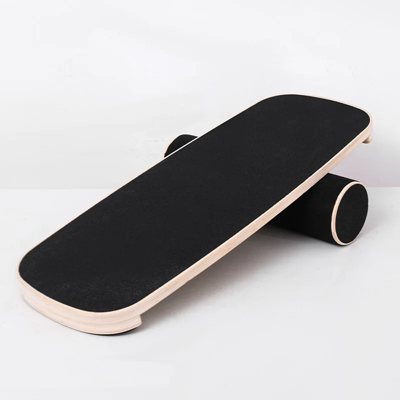 

Wooden Balance Board Fitness Training Equipment with Cork Roller