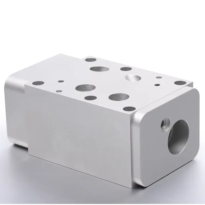 New aluminum alloy hydraulic system block BBY silver fluid cartridge structure 1 year warranty