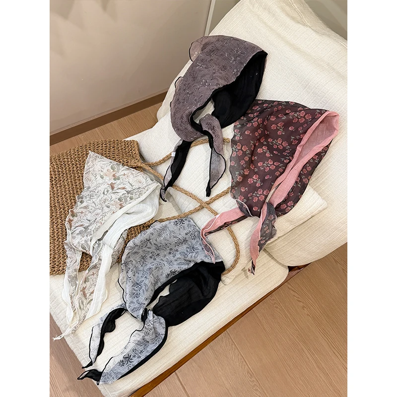 lenco-triangular-floral-de-algodao-e-linho-dupla-face-feminino-fino-e-moderno-estilo-coreano-primavera-outono-verao