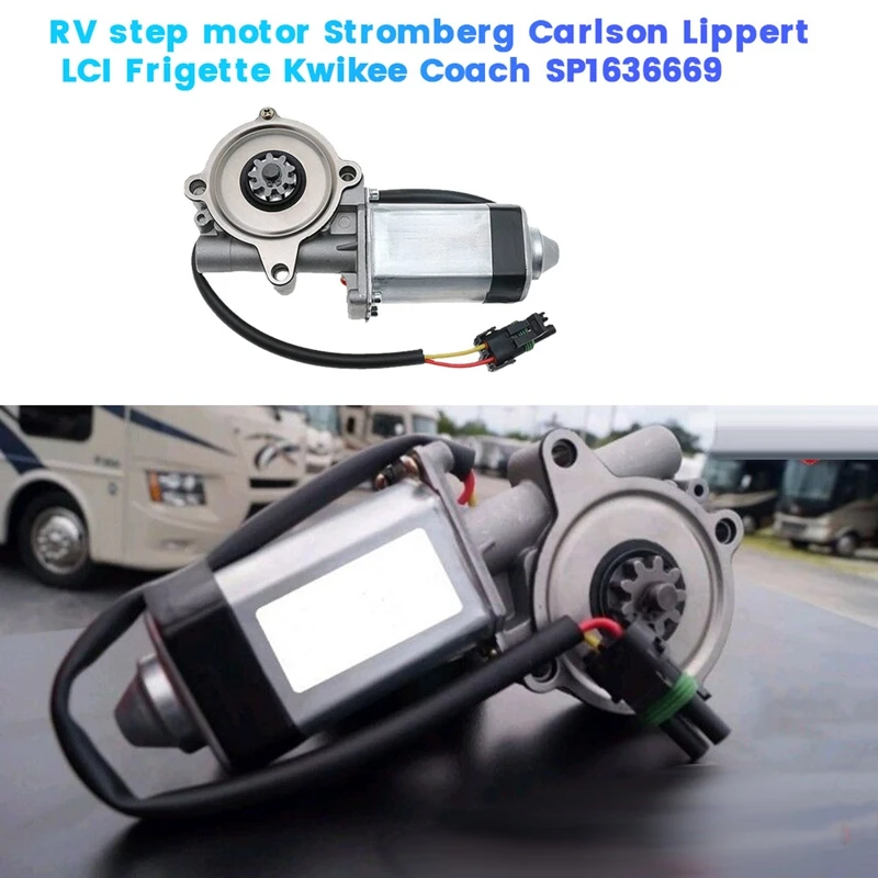 For Kwikee 1820124 RV Coach Heavy Electric Entry Step Motor Lippert 300-1406 369506 301695 SP1636669 380073 Parts