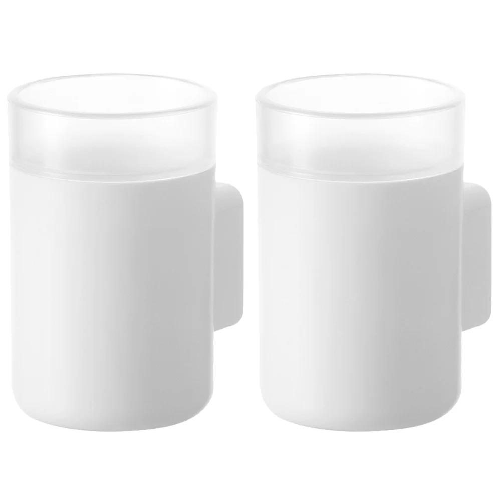 

2Pcs Premium Electric Toothbrush Racks Nail Free Design Stable Practical Healthy Hygiene Bath Accessory