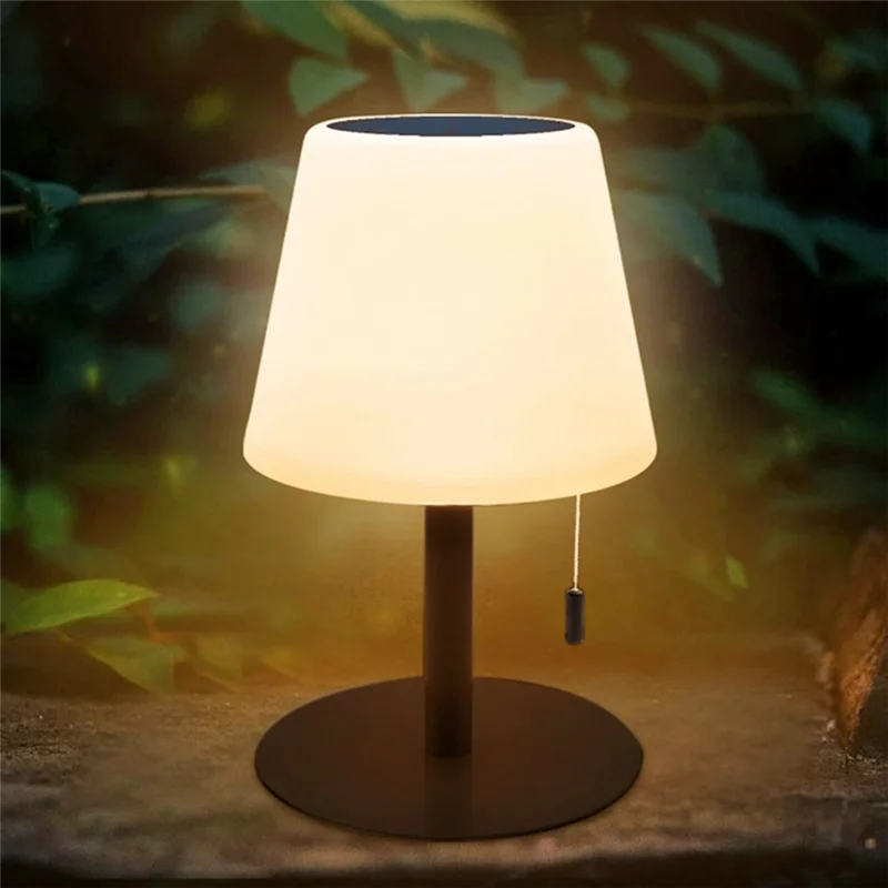 

【Flash-Deal!】Solar Charging Cord Lamp Outdoor Waterproof Table Lamp Solar Camping Table Lamp
