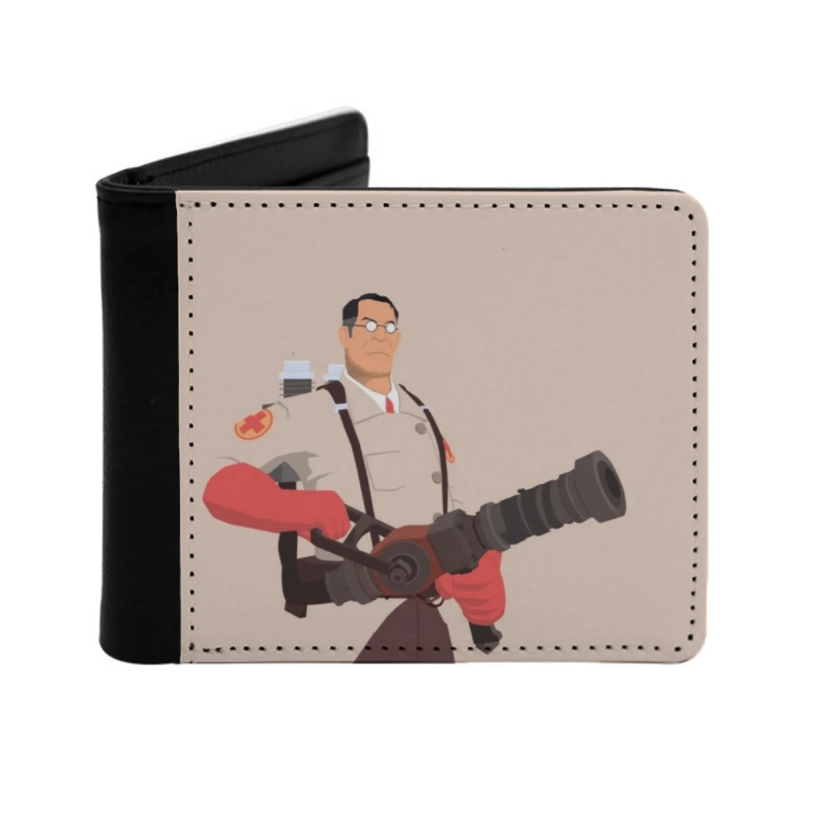 

Team Fortress 2 Medic Новый мужской кошелек Короткий модный кошелек из искусственной кожи Мультикарточный кошелек Team Fortress 2 Valve Medic Medic Tf2