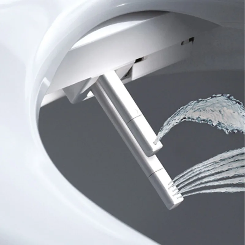 RV straight row crushing toilet heating gasket intelligent flushing