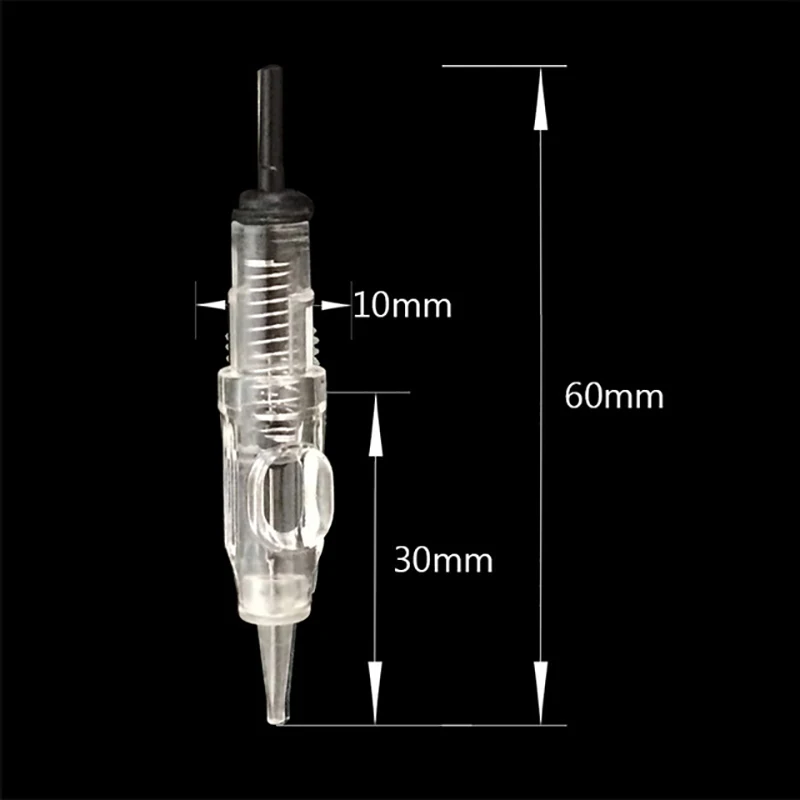 5/10PCS 0.18mm Disposable Easy Click Tattoo Needles Sterilized Permanent Makeup Cartridge Needles For 600D-G/Sharp 300/Cheyenne