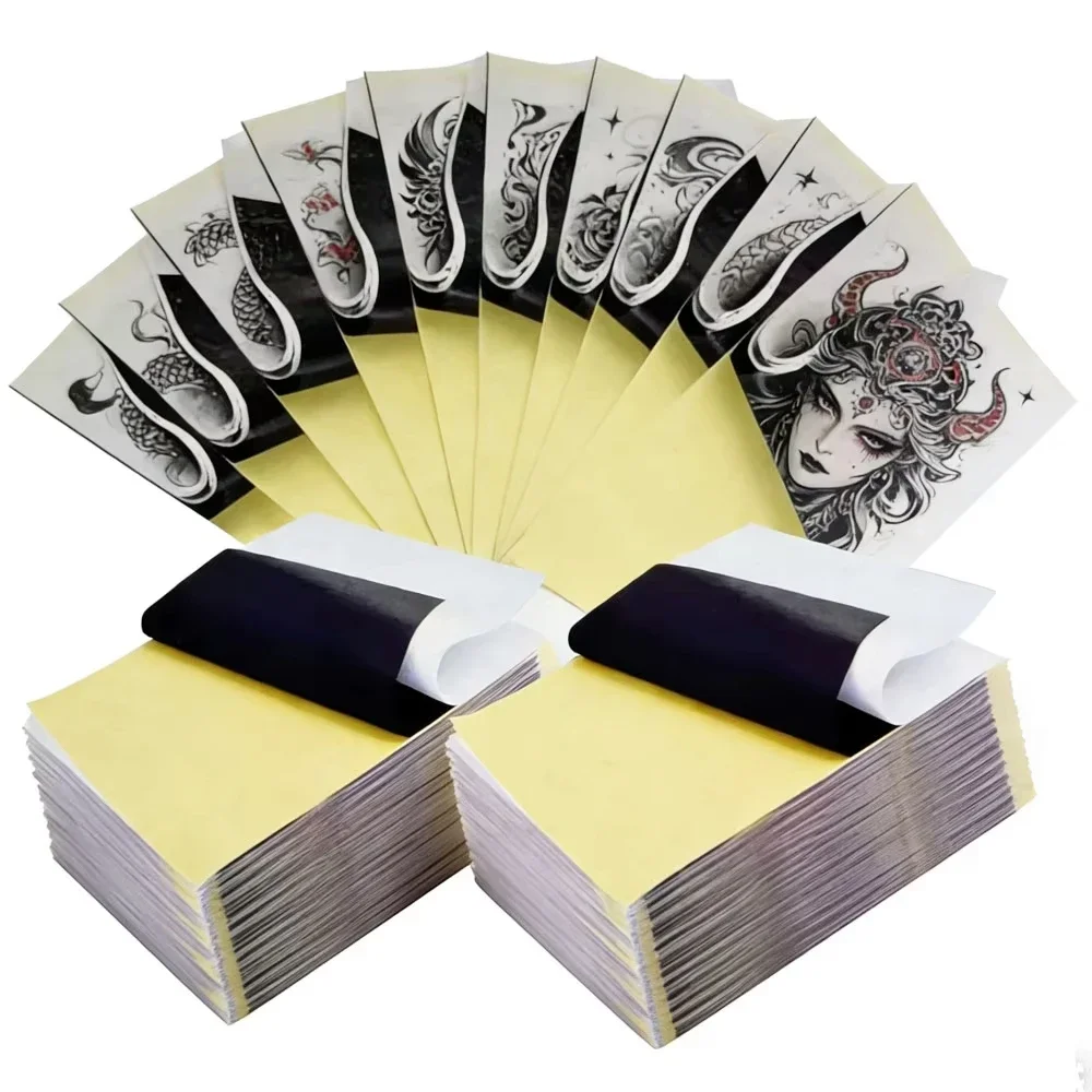 100/50/30/10/5pcs A4 Tattoo Transfer Pape High Quality Tattoo Stencil Paper Copy Paper Thermal Paper for Tattoo Transfer Machine