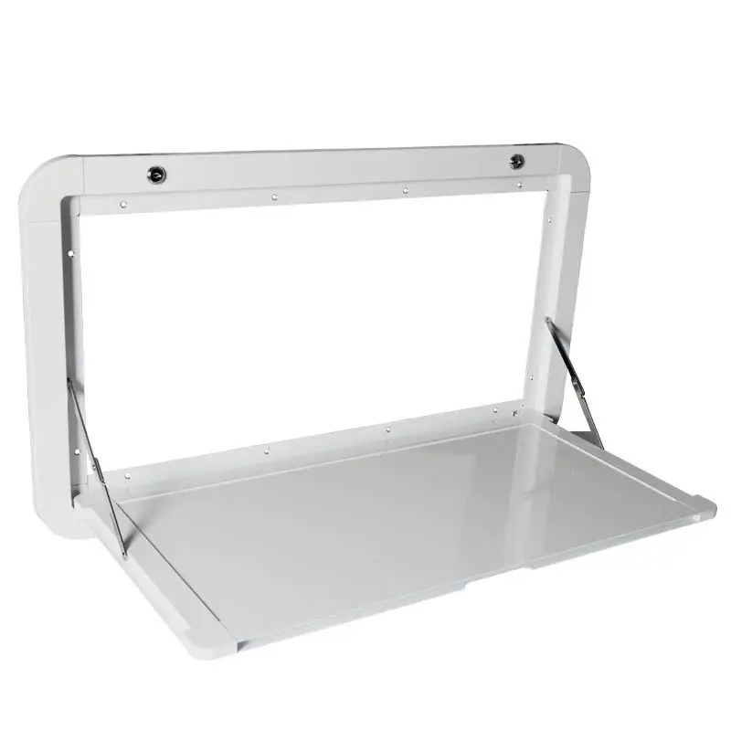 700x400mm Manufacturer Direct Supply 25KG Load Folding RV Dining Table With Two Security Keys for Rv Accessories caravan Camper