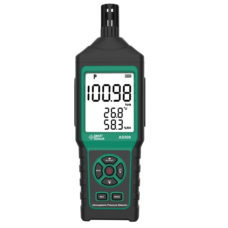 High Quality Electronic Barometer with Temperature Humidity Dew Point and Wet-bulb Readings for Atmospheric Pressure Monitoring