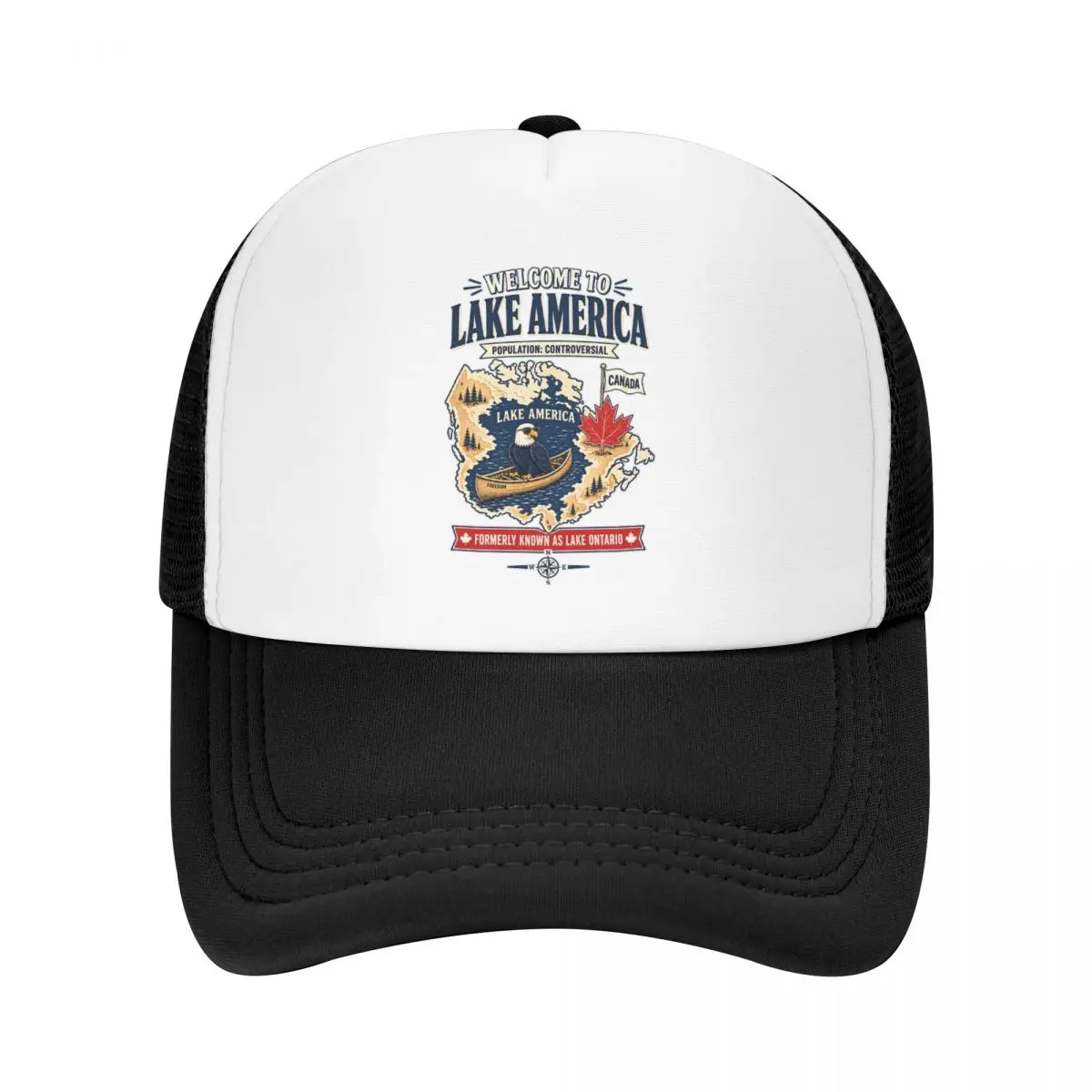 Lake America Trendy Baseball Caps Mesh Hats Washable Sport Men Women Caps