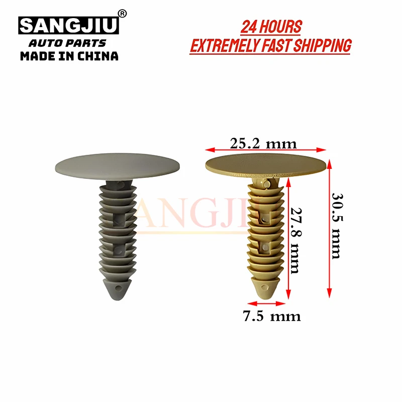 

20Pcs Compatible With For GM Buick Skylark Chevrolet Camaro Cavalier Lumina Monte Headlining Trim Finish Panel Clips 10242316