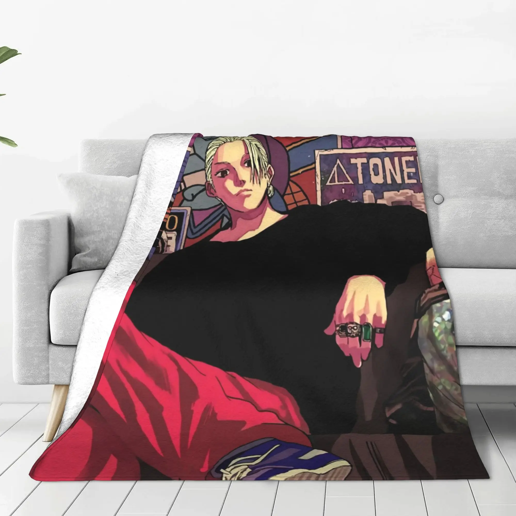 SAKAMOTO DAYS Blanket All Season SAKAMOTO DAYS  Multifunction Ultra-Soft Throw Blankets For Car Travel  Plush Thin Quilt