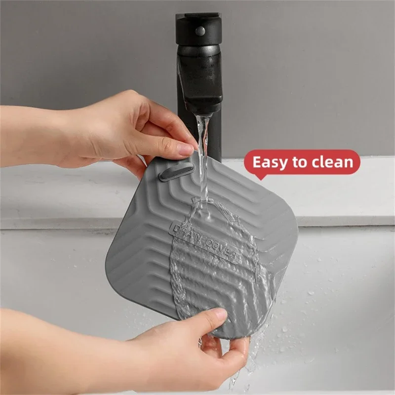 Hair Catcher Bathroom Floor Drain Deodorizer   Insect-proof Cover Deodorizing Silica Gel Pad Sewer Seal and Odor Prevention