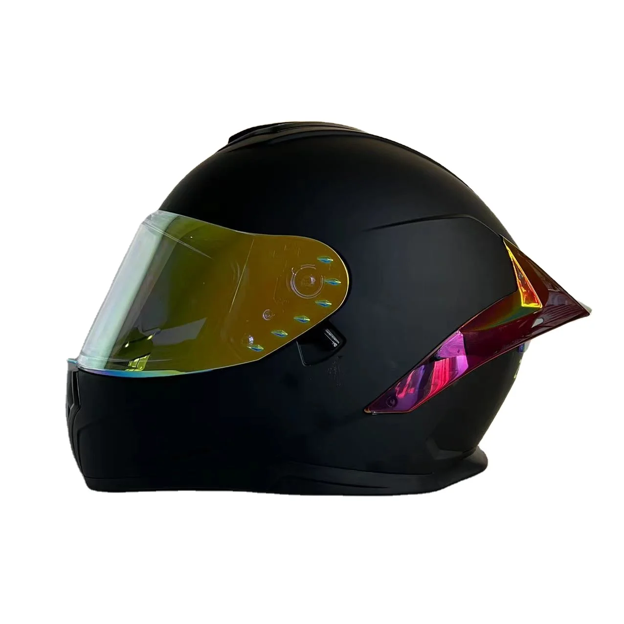 

STLF New Customized Logo Full Face Moto Helmet DOT Certified ABS Material Double Visor Ventilated Motorcycle Helmet Cascos Para