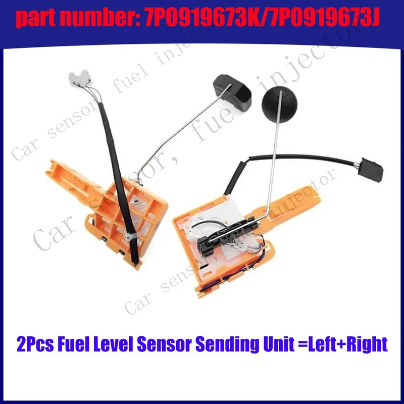 Q+ Set of 2PC L & R Fuel Level Sensor Sending Unit For Touareg 3.0L 3.6L Cayenne Q7