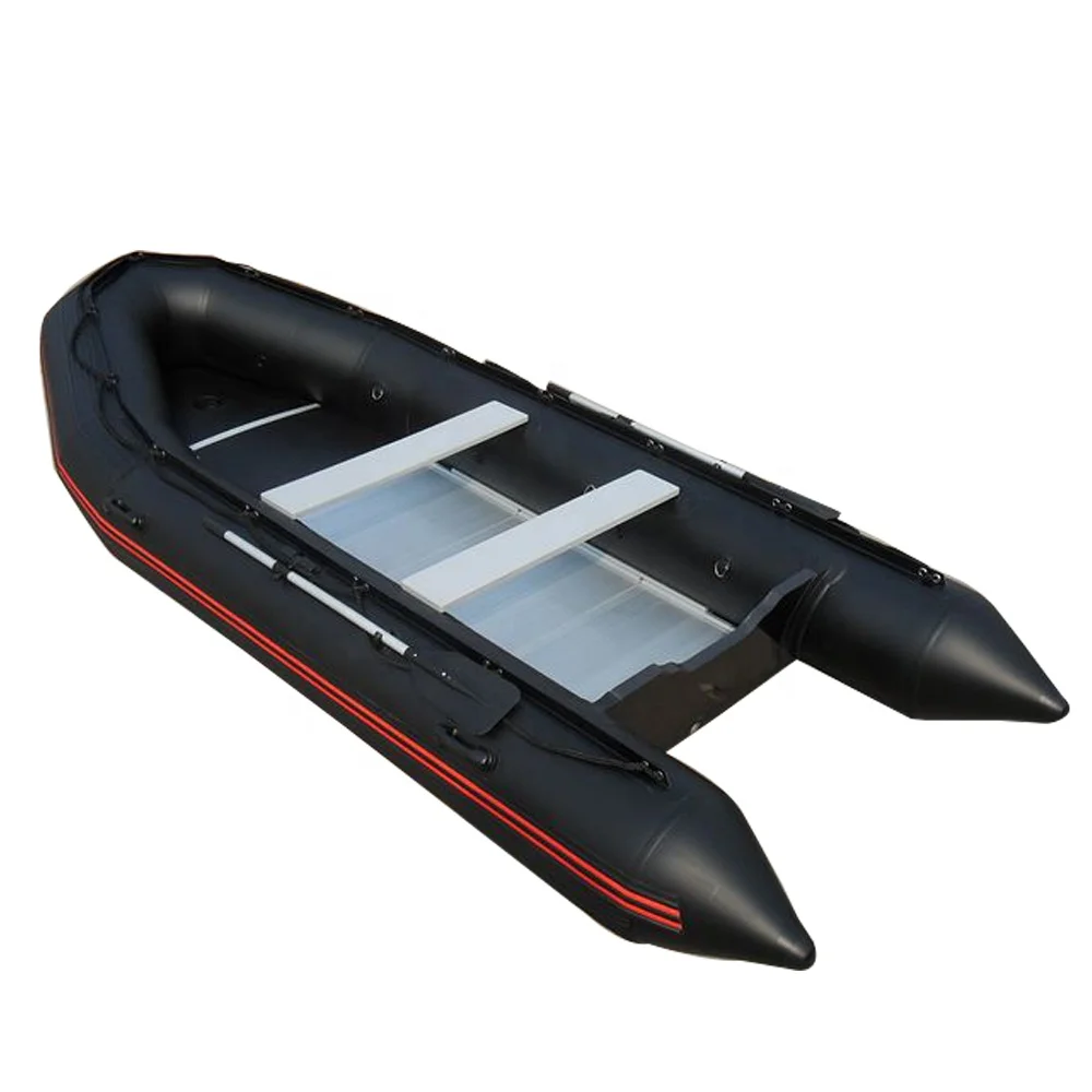 7 capacity 380cm Germany heytex PVC fabric Aluminum Foldable Inflatable Rowing Boat for fishing sport yacht