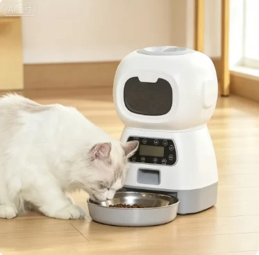 App Control WiFi Automatic Pet Feeder 3.5L Stainless Steel Food Dispenser With Voice Record For Cat Dog