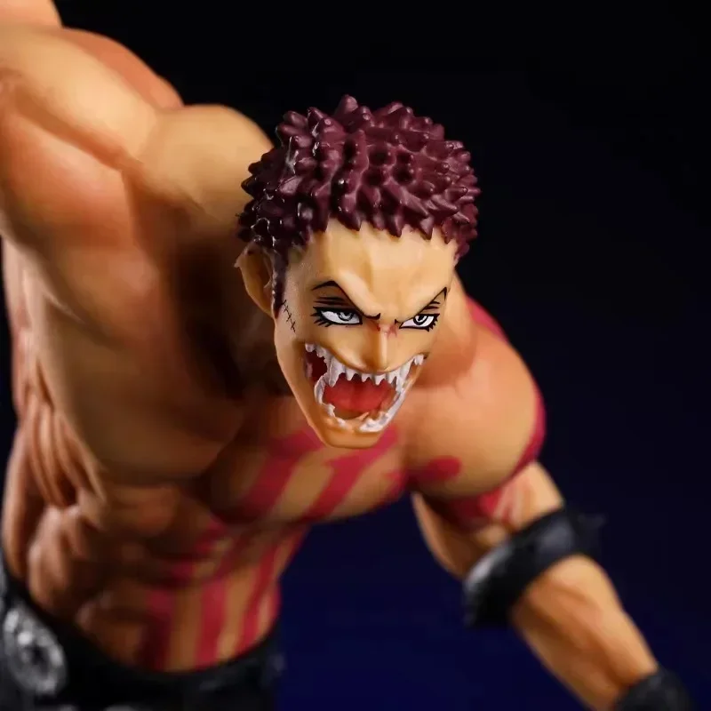 Een Stuk Charlotte Katakuri Nieuwjaar Taart Snijden Gevechtsscène Gk Anime Figuur Handheld Model Computerkast Ornament Cadeau