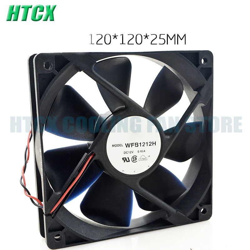 NEW 12025 12V 0.45A WFB1212H 12cm Power Supply Chassis Cooling Equipment Fan