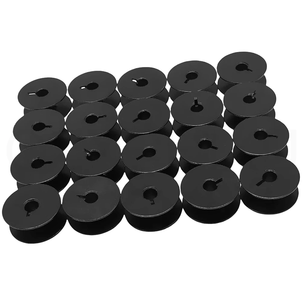 20 PCS Black Large Metal Bobbins #18339 For Pfaff 541 545 591 1240 1245 Juki LS-1340 LS-1341 Sewing Machine Accessories Parts