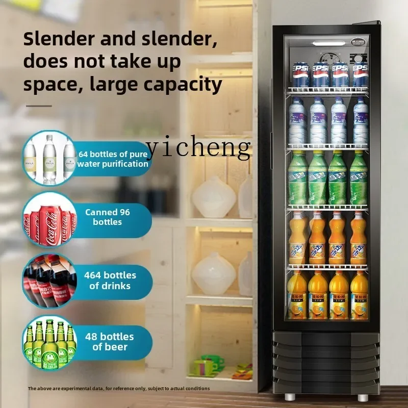 ZZ Beverage Display Cabinet Refrigerated and Fresh Commercial Vertical Freezer