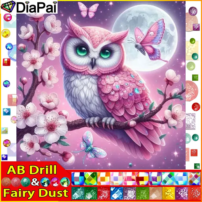 Embroidery Roll Pattern - DiaPai Fairy Dust AB Full Diamond